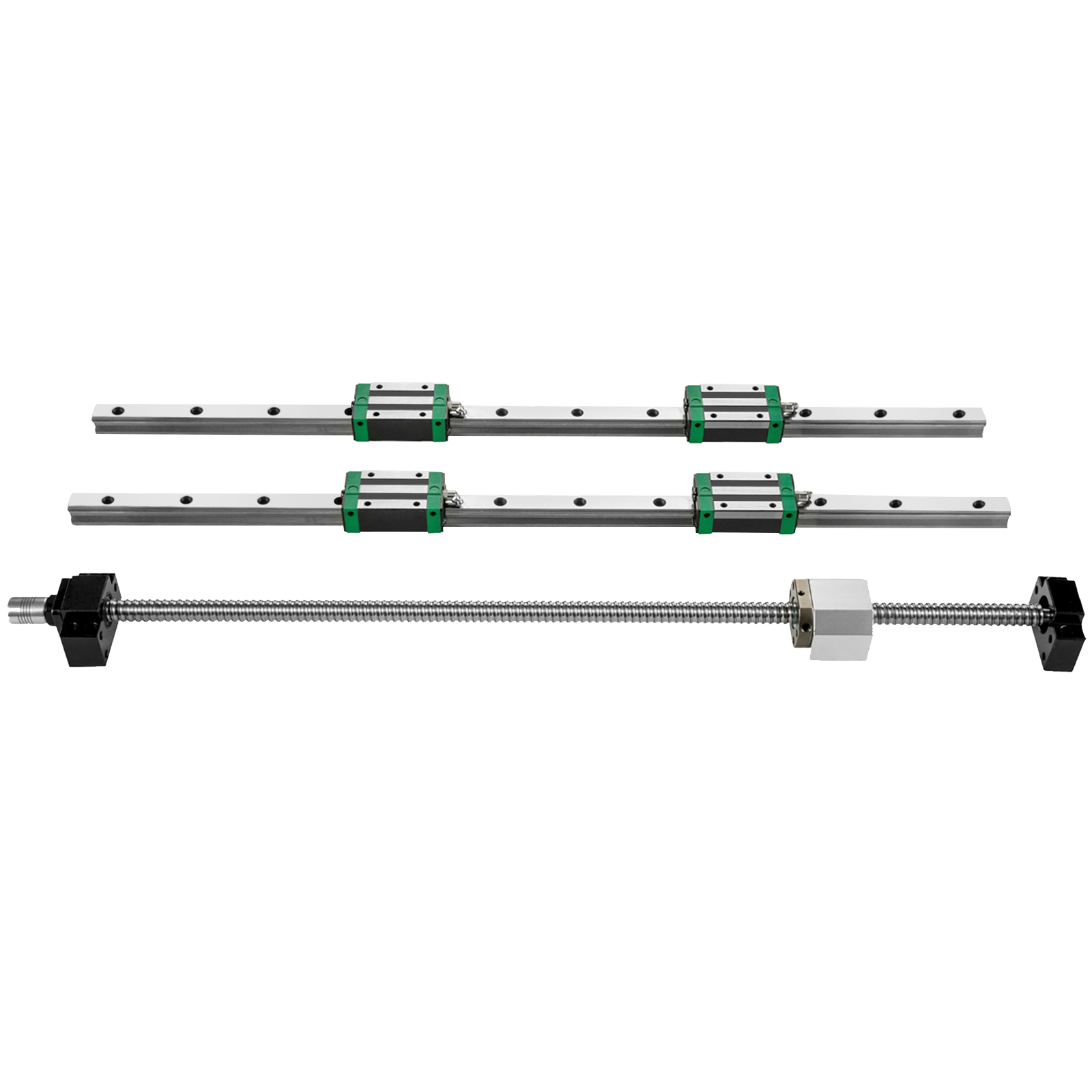 Hgr20 Linear Guide Rail Ballscrew Set - Linear Guide Rail, 2PCS HGR20-1000mm Linear